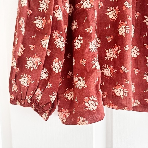 Madewell Ladder-Trim Ruffle Top in Homestead Bouquet - Picture 6 of 6